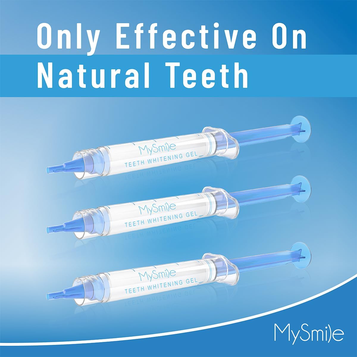 MySmile Teeth Whitening Kit with LED Light | 10-Min Fast Non-Sensitive Whitening | 3 Carbamide Peroxide Gels | Removes Coffee, Wine, Smoking & Food Stains