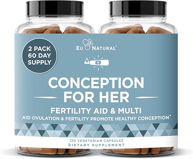Conception For Him – Fertility Supplements for Men, Male Fertility Booster & Prenatal – Optimal Sperm Count, Motility Strength – Ashwagandha, Folate Folic Acid,Magnesium & Zinc – 60 Veg Soft Capsules