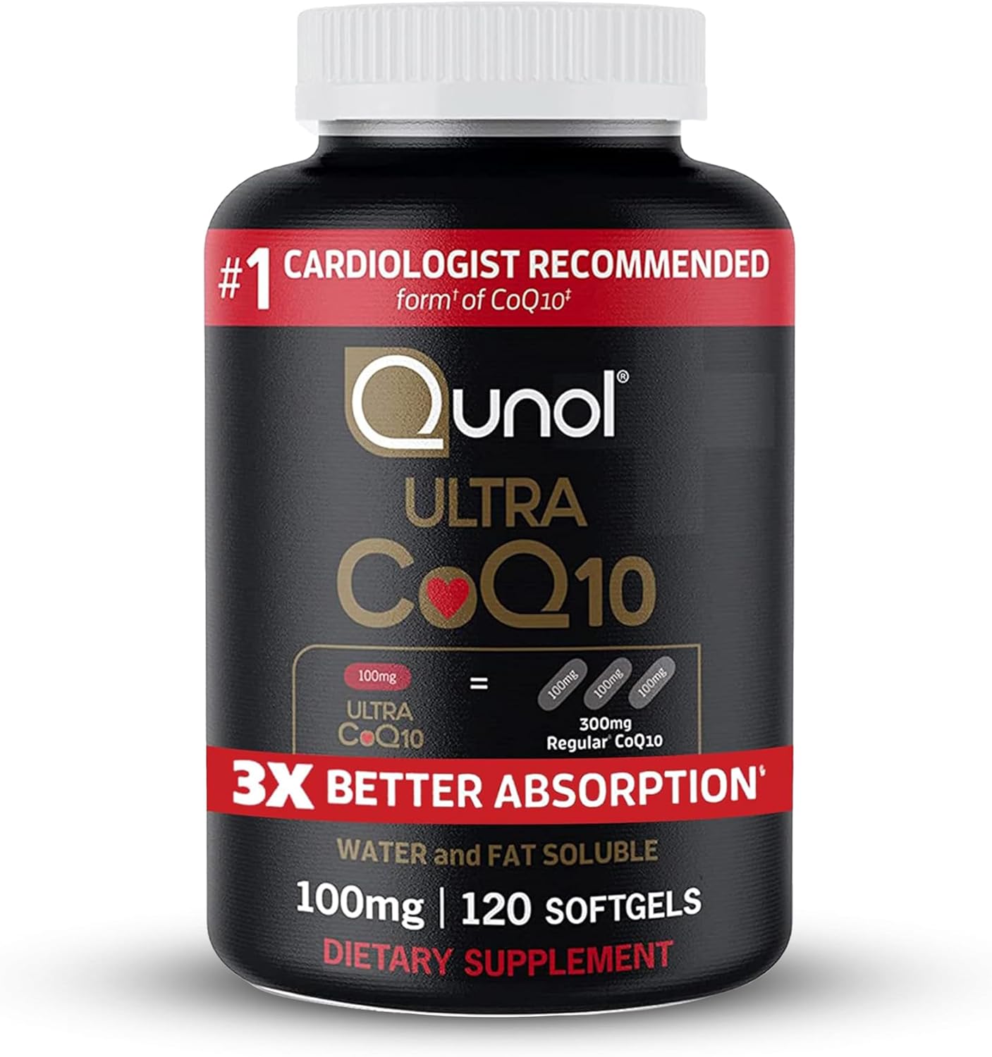 qunol Ultra CoQ10, 100 mg