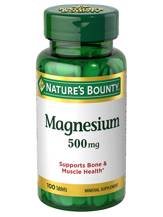 Nature's Bounty Magnesium 500mg 200ct