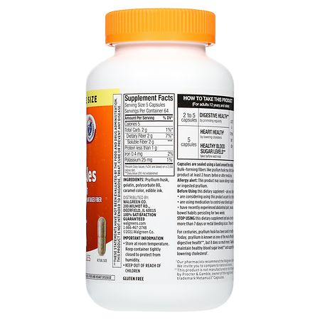 Walgreens Fiber Capsules