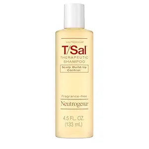 Neutrogena T/Sal Therapeutic Dandruff Shampoo | 3% Salicylic Acid | Scalp Psoriasis & Seborrheic Dermatitis Treatment | Flake Control, Fragrance-Free | 4.5 fl oz
