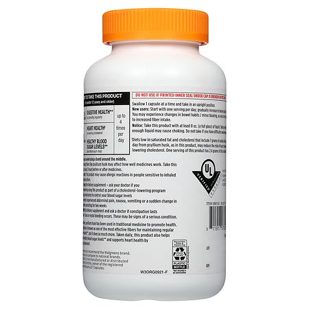 Walgreens Fiber Capsules