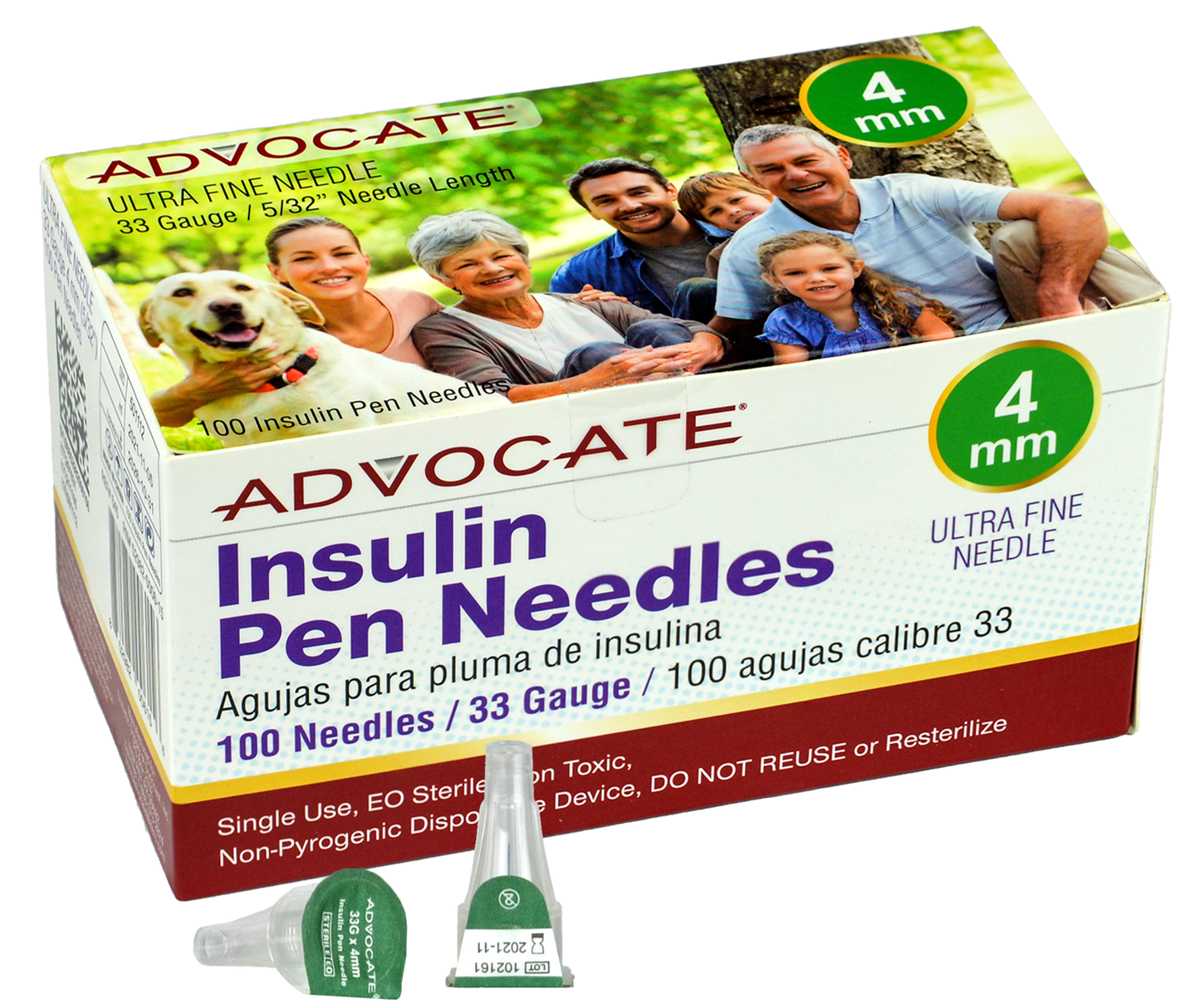 33 Gauge 4MM (5/32") Length Pen Needles