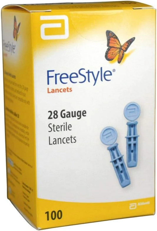FreeStyle Sterile Lancets, 28 Gauge - 100 ct