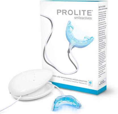 Smileactives Prolite Professional Teeth Whitening Kit, Dental Quality LED Light Teeth Whitener for White Teeth & Smile, 16 Minute Built-in Timer, Teeth Whitening Products, Helps Remove Tooth Stains