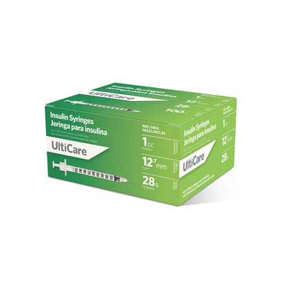 1cc 28G x 1/2"  Insulin Syringes