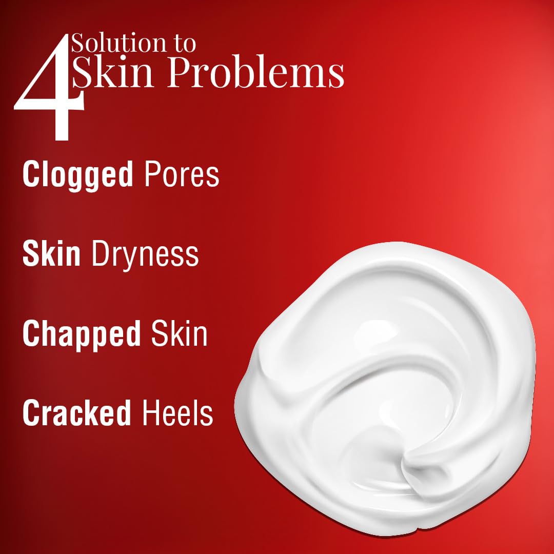 ELMORE Daily Moisturizing Cream for Dry Skin, Advanced Dry Skin Cream Moisturizer for Body, Hands and Feet, Chamomile Infused 42% Pure Glycerine Cream - Non Greasy, Fragrance Free Thick Moisturizer