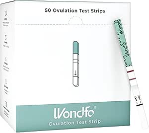 Wondfo Ovulation Test Strips | 50 LH Strips for Fertility & Pregnancy Planning | Fast, Sensitive Ovulation Detection at Home