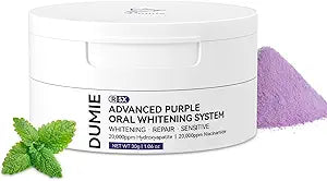 Teeth Whitening Powder – Remineralizing Hydroxyapatite with Niacinamide & R5X Purple Color Corrector, Instant Brightening, Enamel Repair, 30g