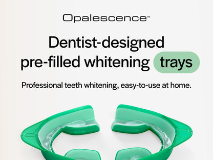 Opalescence Go 15% Prefilled Teeth Whitening Trays | Mint | Ready-to-Use Whitening Kit | 10 Professional Treatments | Made by Ultradent