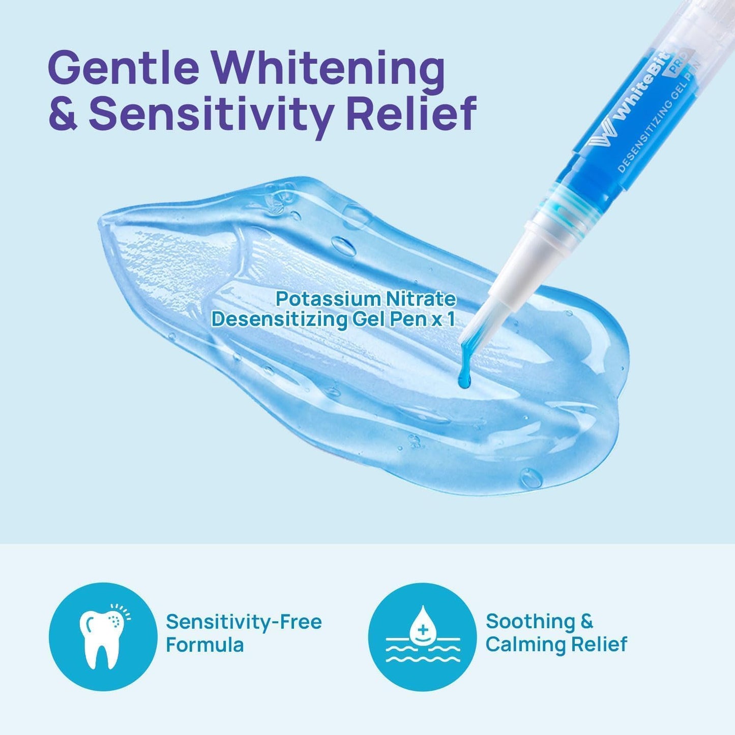 Whitebite Pro Teeth Whitening Kit for Sensitive Teeth | Dual LED Light | 35% Carbamide Peroxide Gel + Remineralizing Gel | Dental-Grade Mint Whitening at Home