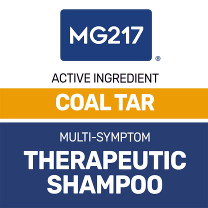 MG217 Psoriasis Shampoo & Conditioner | 0.5% Coal Tar Therapeutic Scalp Treatment | Controls Itching, Scaling & Flaking | 8 fl oz
