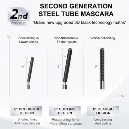 Judydoll 3D Curling Eyelash Iron Mascara – Black | Long-Lasting, Smudge-Proof, 0.03mm Fiber Lash Extension