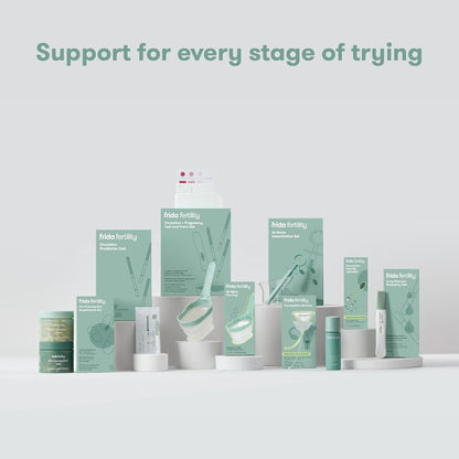 Frida Fertility Conception Aid Cup, Keeps Sperm Close to Cervix, Natural Pregnancy Support for Family Planning, Soft Flexible Silicone, Reusable Conception Cup and Storage Bag