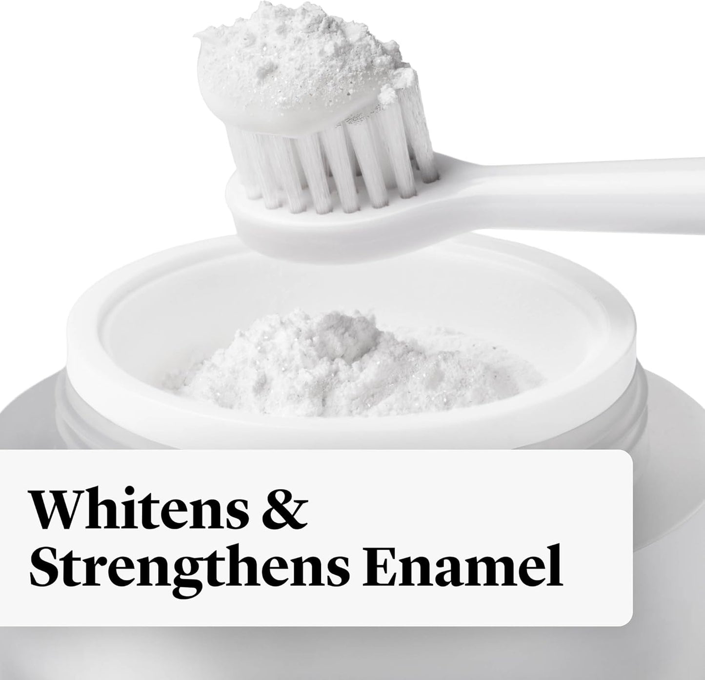 Made by Dentists Professional Teeth Whitening Powder – Hydroxyapatite Remineralizing Formula with Pap & Diamond Powder, Non-Abrasive Stain Remover