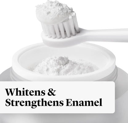 Made by Dentists Professional Teeth Whitening Powder – Hydroxyapatite Remineralizing Formula with Pap & Diamond Powder, Non-Abrasive Stain Remover