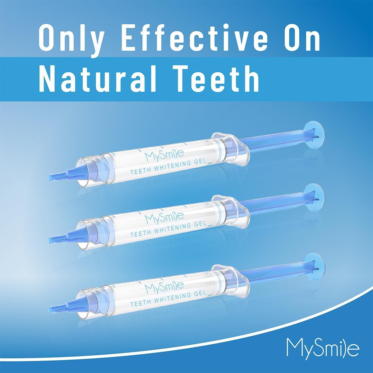 MySmile Teeth Whitening Kit with LED Light | 10-Min Fast Non-Sensitive Whitening | 3 Carbamide Peroxide Gels | Removes Coffee, Wine, Smoking & Food Stains