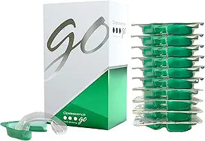 Opalescence Go 15% Prefilled Teeth Whitening Trays | Mint | Ready-to-Use Whitening Kit | 10 Professional Treatments | Made by Ultradent