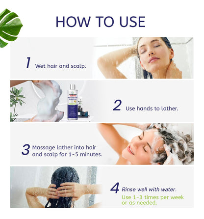 Anti-Fungal Shampoo for Folliculitis, Seborrheic Dermatitis & Scalp Psoriasis | Relieves Itchy, Dry Scalp