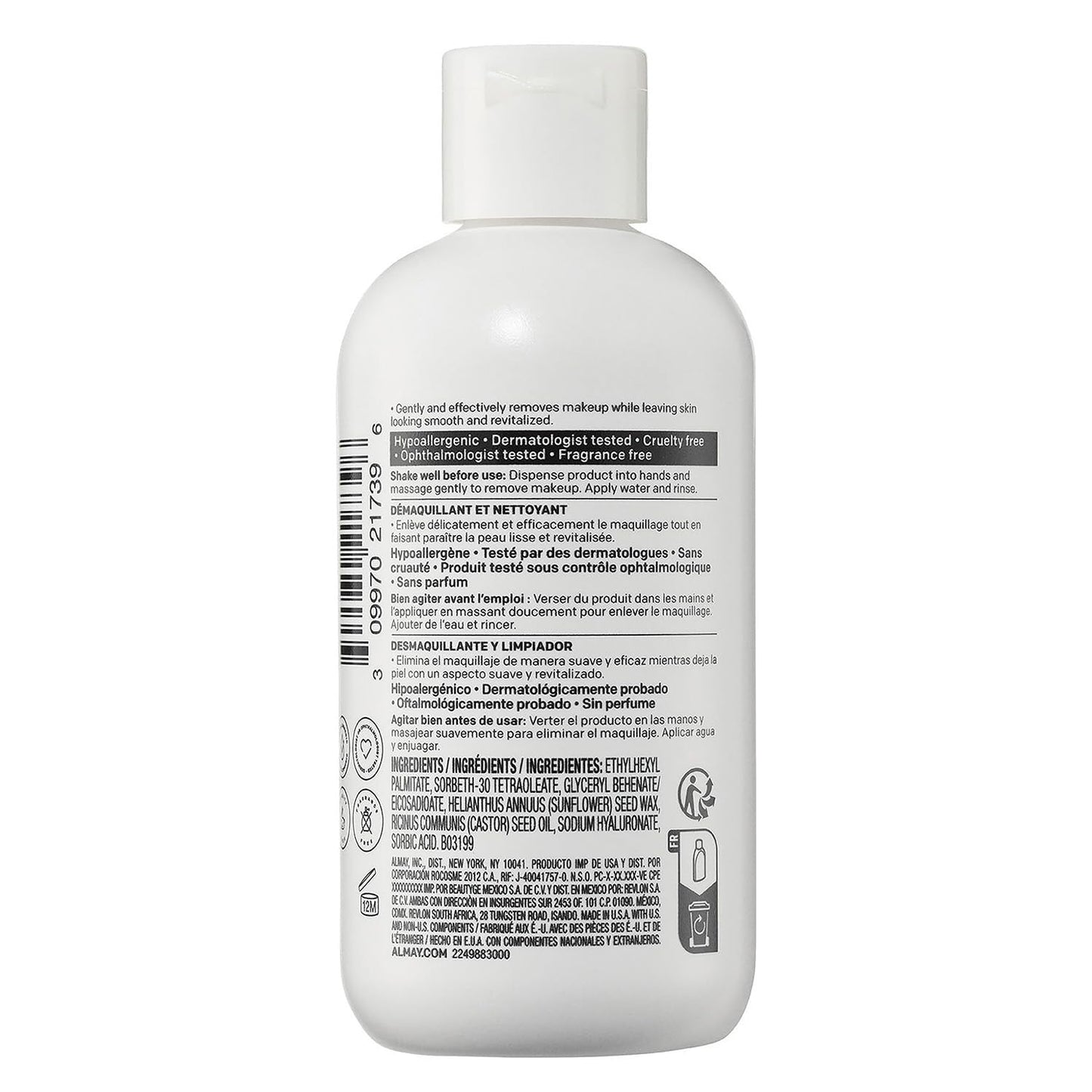 Almay Moisturizing Makeup Remover & Cleanser 4 oz – 48-Piece Wholesale Lot