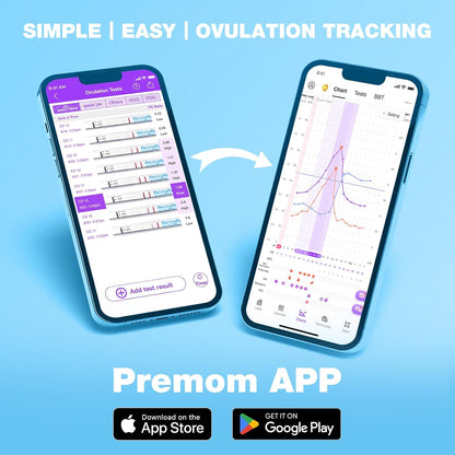 Easy@Home Ovulation & Pregnancy Test Kit | 25 LH + 10 HCG Strips & 35 Urine Cups | Accurate Fertility & Early Detection | Premom App Compatible