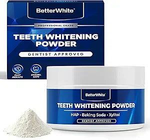 Teeth Whitening Powder – Hydroxyapatite, Remineralizing, Non-Sensitive Formula, Dentist-Approved Stain Remover & Polisher, Fluoride-Free, 30g