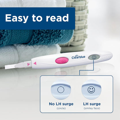 Clearblue Digital Ovulation Test | 10 Tests | Easy-to-Read Fertility Tracking for Women