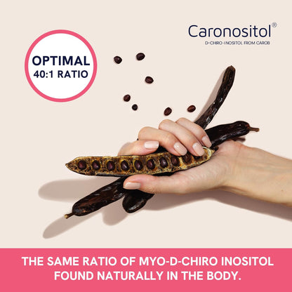 Myo-Inositol & D-Chiro Inositol 40:1 | Women’s Hormone & Fertility Support | Ovarian Health & Cycle Balance | 120 Capsules