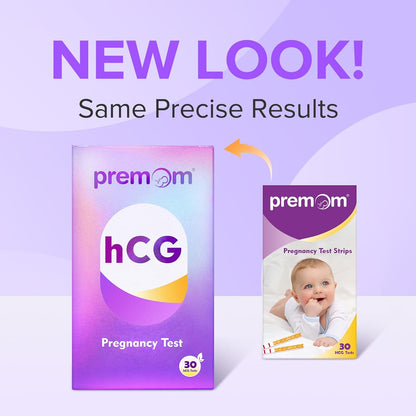 Premom Pregnancy Test Strips | Early Detection Pregnancy Test Kit | 30 Pack | Works with Premom App for Accurate Tracking