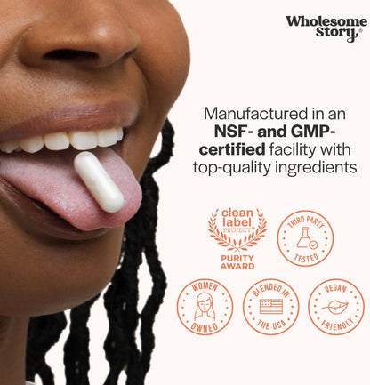 Wholesome Story Myo-Inositol & D-Chiro Inositol 40:1 | Women’s Fertility & Hormonal Balance Supplement | Ovarian Health Support | 30 Servings