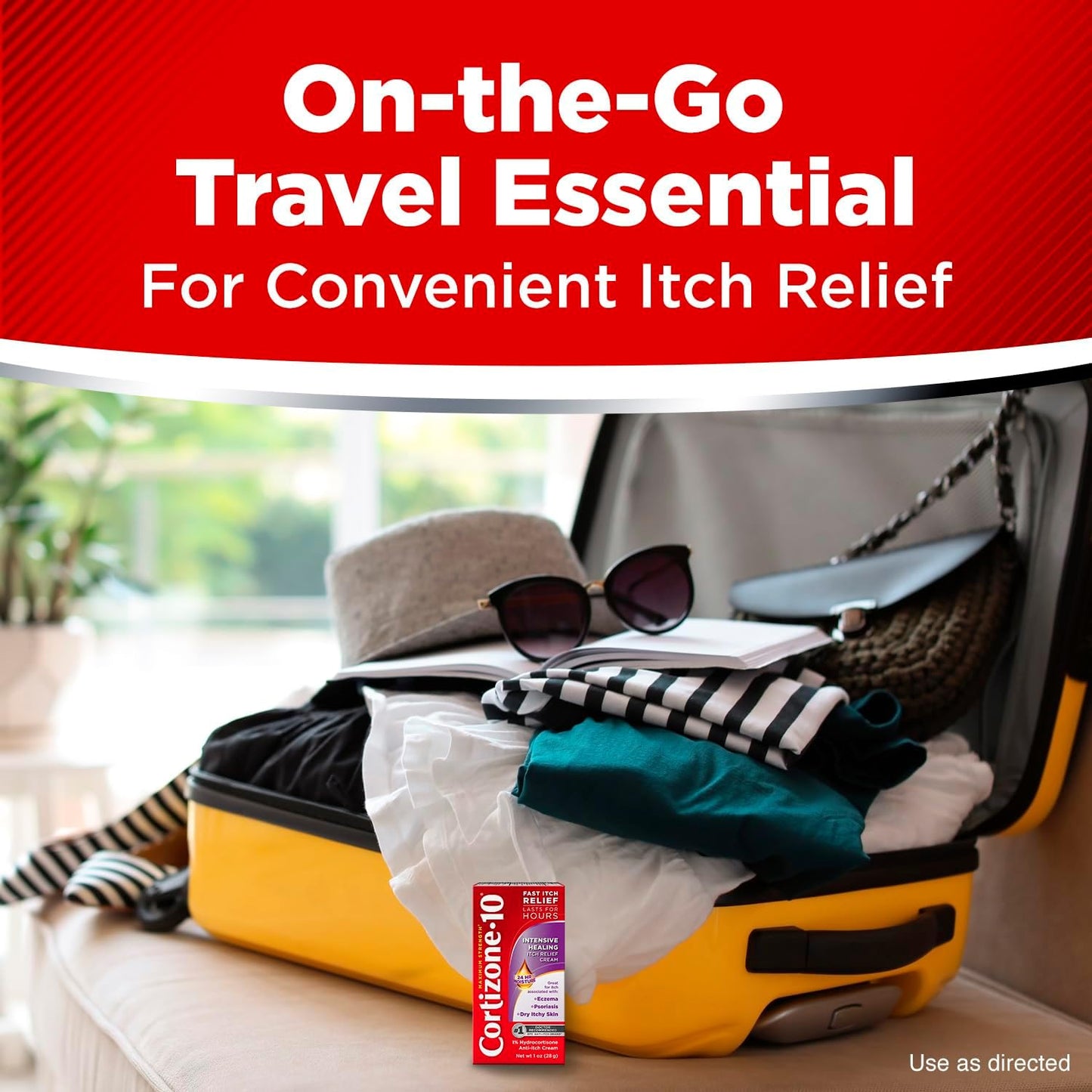 Cortizone-10 Maximum Strength Itch Relief Cream | 1% Hydrocortisone | Fast-Acting Anti-Itch for Rash, Eczema, Psoriasis & Bug Bites | 1 oz