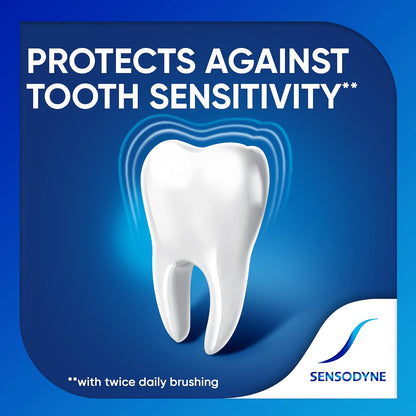 Sensodyne Repair & Protect Whitening Toothpaste for Sensitive Teeth, Cavity Prevention, 3.4 oz (Pack of 2)