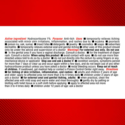 Cortizone-10 Maximum Strength Itch Relief Cream | 1% Hydrocortisone | Fast-Acting Anti-Itch for Rash, Eczema, Psoriasis & Bug Bites | 2 oz