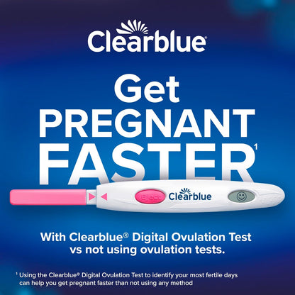 Clearblue Digital Ovulation Test | 30 Tests for Accurate Fertility Tracking | Easy-to-Read Digital Results