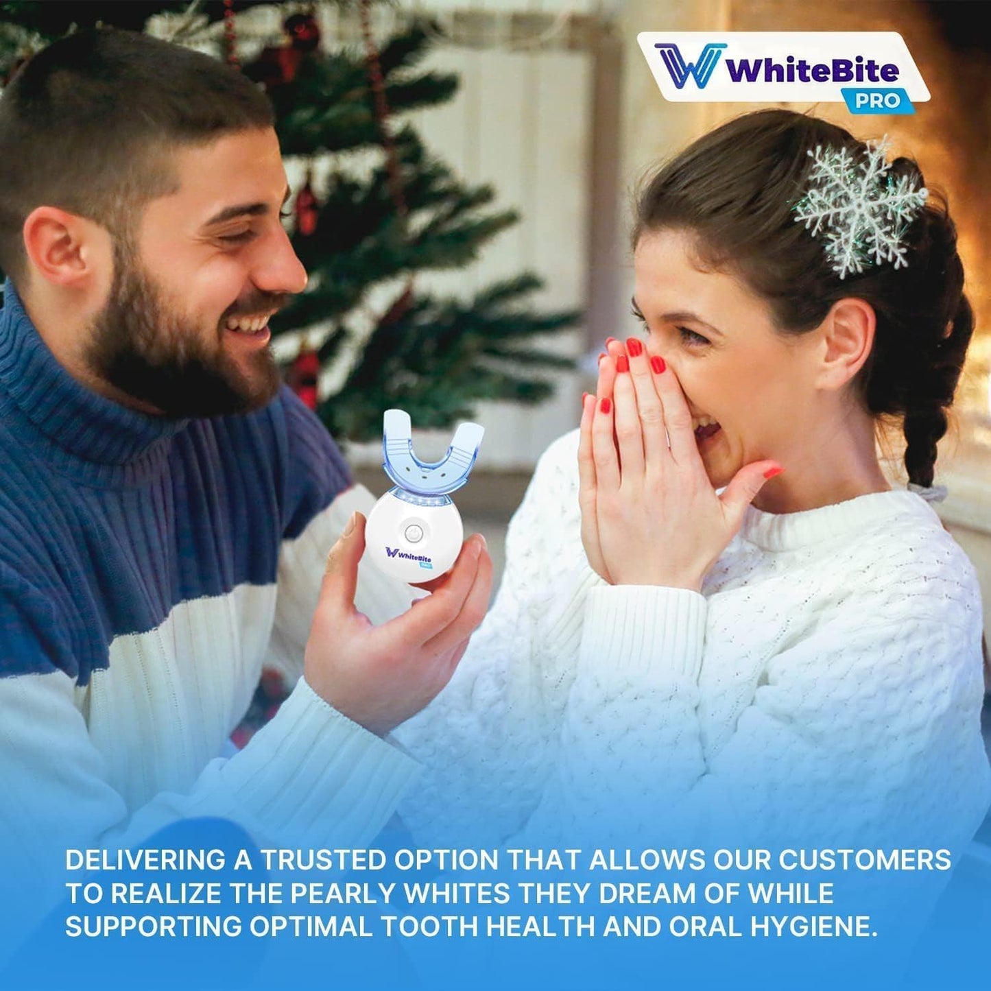 Whitebite Pro Teeth Whitening Kit for Sensitive Teeth | 4 Whitening Gels & 2 Remineralizing Gels | LED Light | Professional Dental-Grade, Enamel Safe