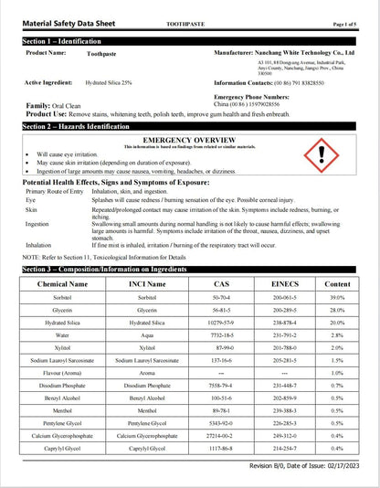 Purple Toothpaste for Teeth Whitening, Teeth Whitening Toothpaste, Tooth Stain Removal, Tooth Stain Removal Colour Corrector - 1 Fl Oz (Pack of 1)