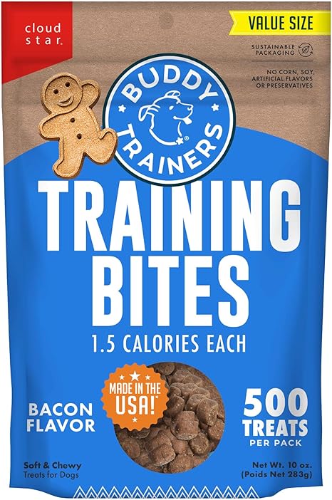 Buddy Biscuits Training Bites for Dogs – Roasted Chicken – 6 oz – Low-Calorie Soft Treats for Puppy & Adult Training