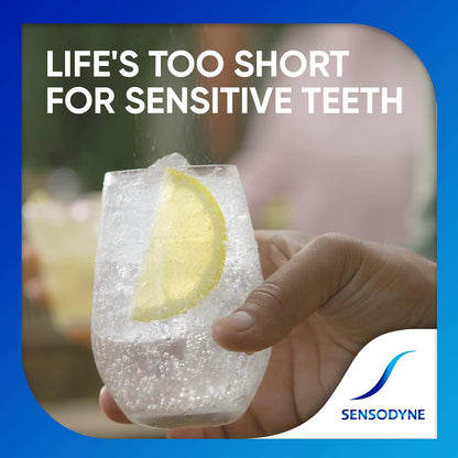 Sensodyne Repair & Protect Whitening Toothpaste for Sensitive Teeth, Cavity Prevention, 3.4 oz (Pack of 2)