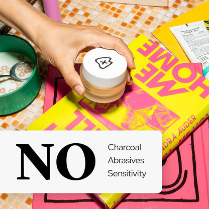 Made by Dentists Professional Teeth Whitening Powder – Hydroxyapatite Remineralizing Formula with Pap & Diamond Powder, Non-Abrasive Stain Remover