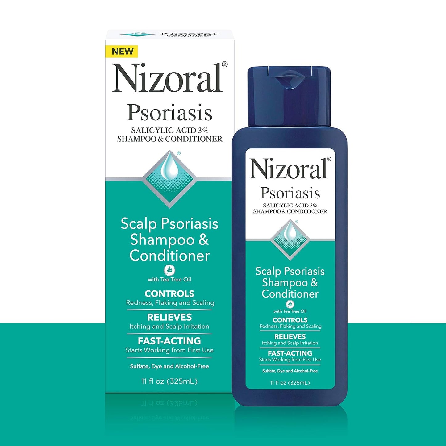 Nizoral Psoriasis Shampoo & Conditioner | Effective Scalp Psoriasis Treatment | 11 oz