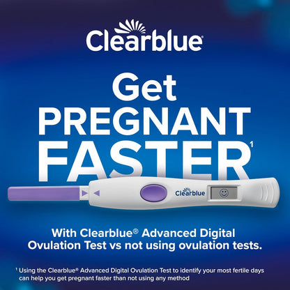 Clearblue Advanced Digital Ovulation Test Kit | 32 Tests | Accurate Fertility & Ovulation Tracking for Women