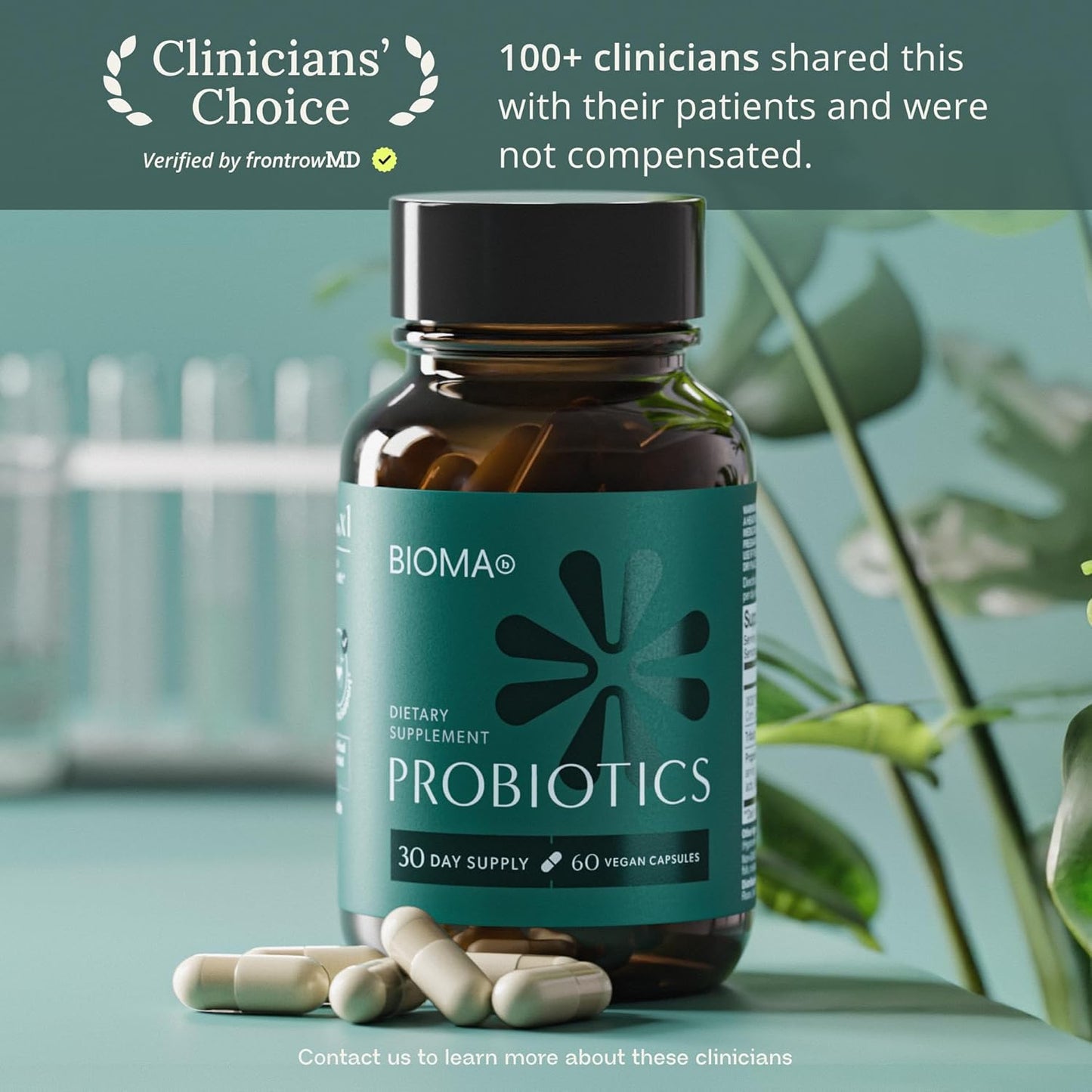 BIOMA Probiotics | Digestive & Gut Health Support for Men & Women | XOS Prebiotics, Tributyrin & Bifidobacterium | Vegan, Gluten-Free | 60 DR Capsules