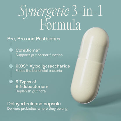 BIOMA Probiotics | Digestive & Gut Health Support for Men & Women | XOS Prebiotics, Tributyrin & Bifidobacterium | Vegan, Gluten-Free | 60 DR Capsules