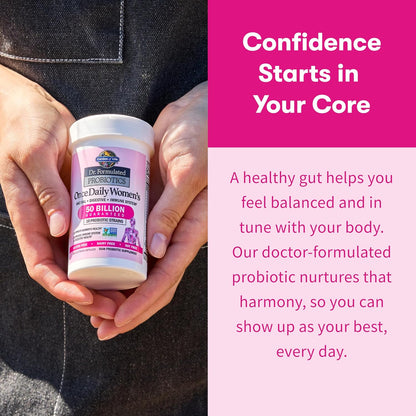 Garden of Life Dr. Formulated Probiotics for Women | 50 Billion CFU, 16 Strains & Organic Prebiotics | Digestive, Vaginal & Immune Support | 30 Capsules