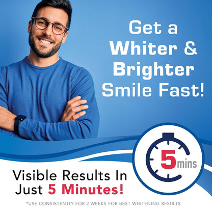 Plus White Speed Whitening Gel 5-Minute Formula | Fast-Acting Professional Teeth Whitening Gel | Dentist-Approved Ingredient | 2 oz (Pack of 2)