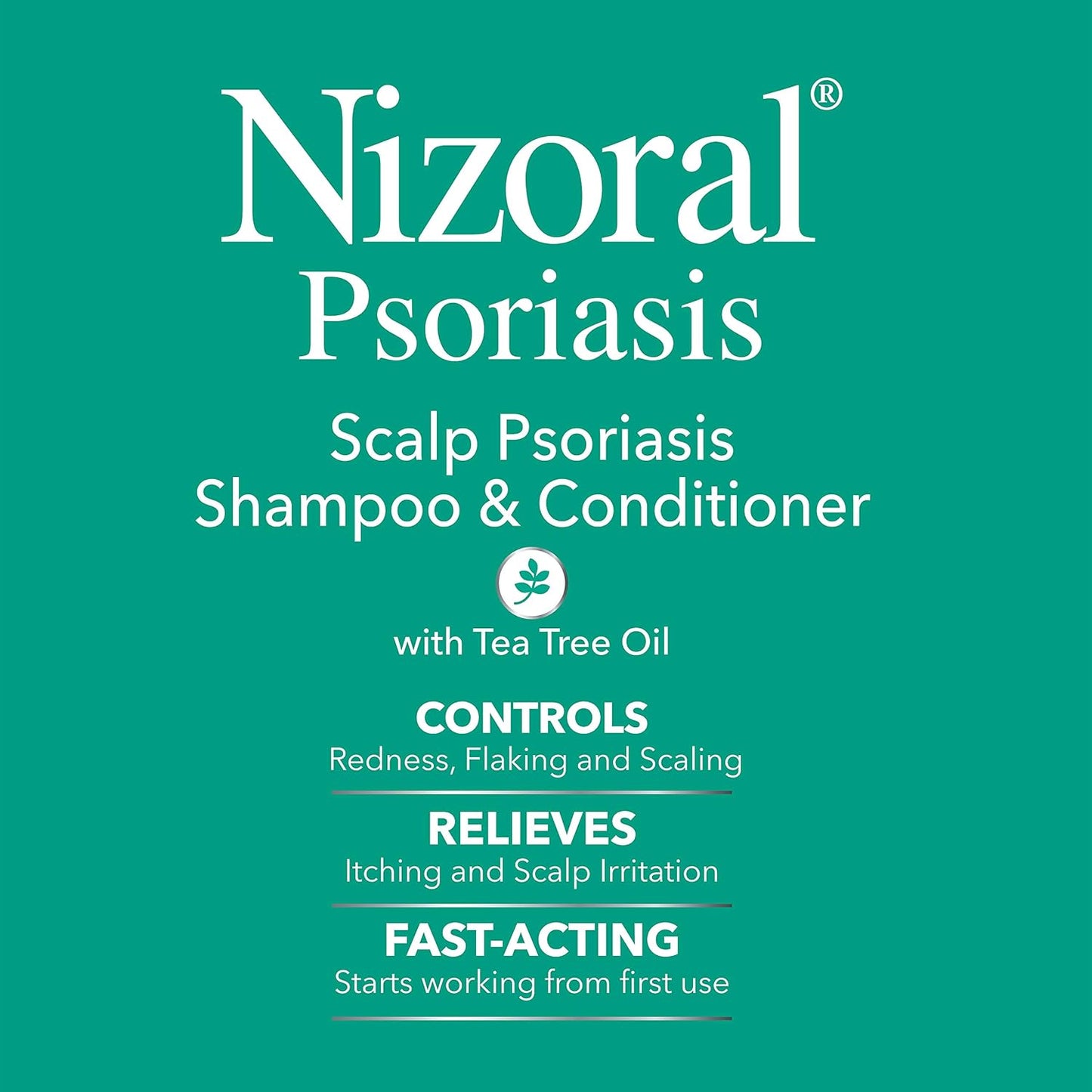 Nizoral Psoriasis Shampoo & Conditioner | Effective Scalp Psoriasis Treatment | 11 oz