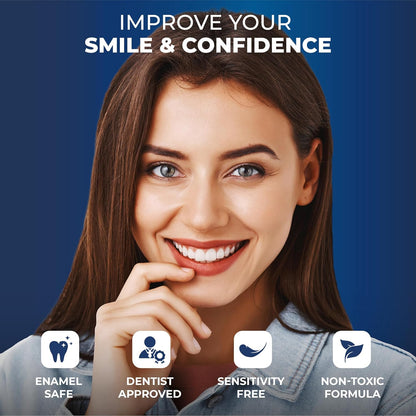 Teeth Whitening Powder – Hydroxyapatite, Remineralizing, Non-Sensitive Formula, Dentist-Approved Stain Remover & Polisher, Fluoride-Free, 30g