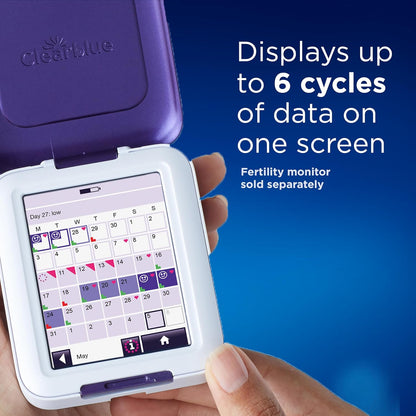 Clearblue Fertility Monitor Test Sticks | 30 Count | Accurate Ovulation & Fertility Tracking Support