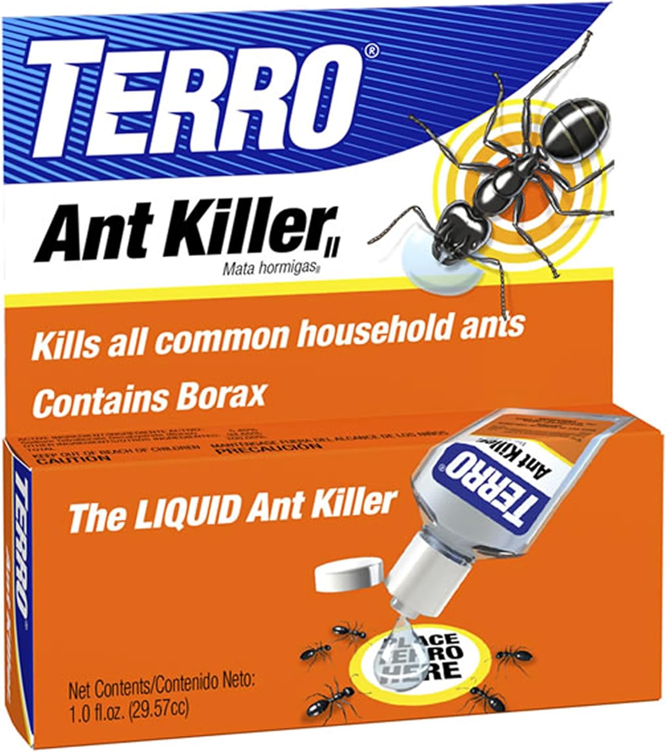 TERRO Liquid Ant Killer – 6 Pre-Filled Bait Stations – Indoor & Outdoor Ant Control